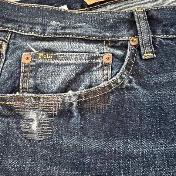 Polo Ralph Lauren Classic Fit Rigid Jeans-Distressed - Picture 6 of 15